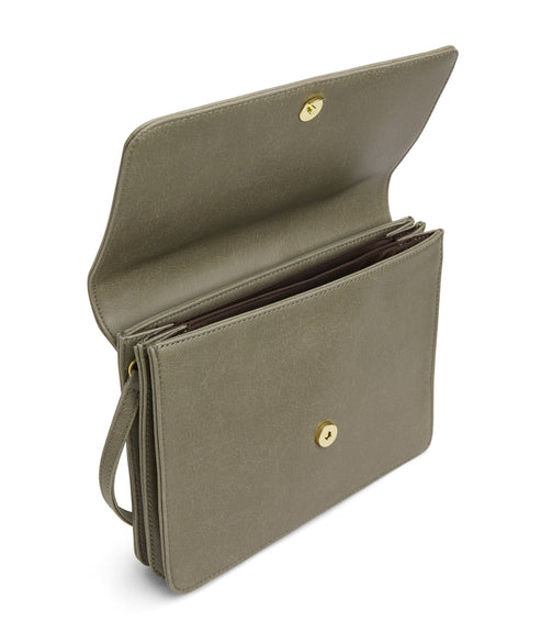 LYSA Vegan Crossbody Bag - Vintage | Color: Green - variant::sage