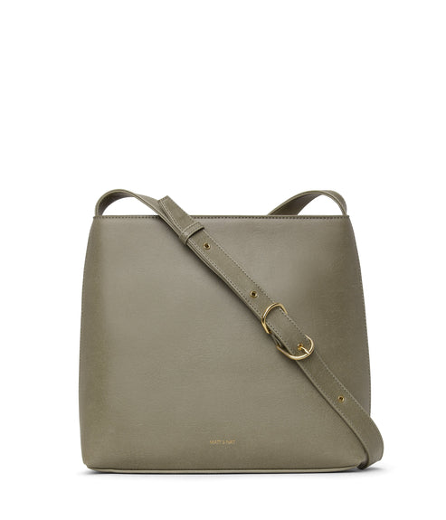 MINTYSM Small Vegan Messenger Bag - Vintage | Color: Green - variant::sage