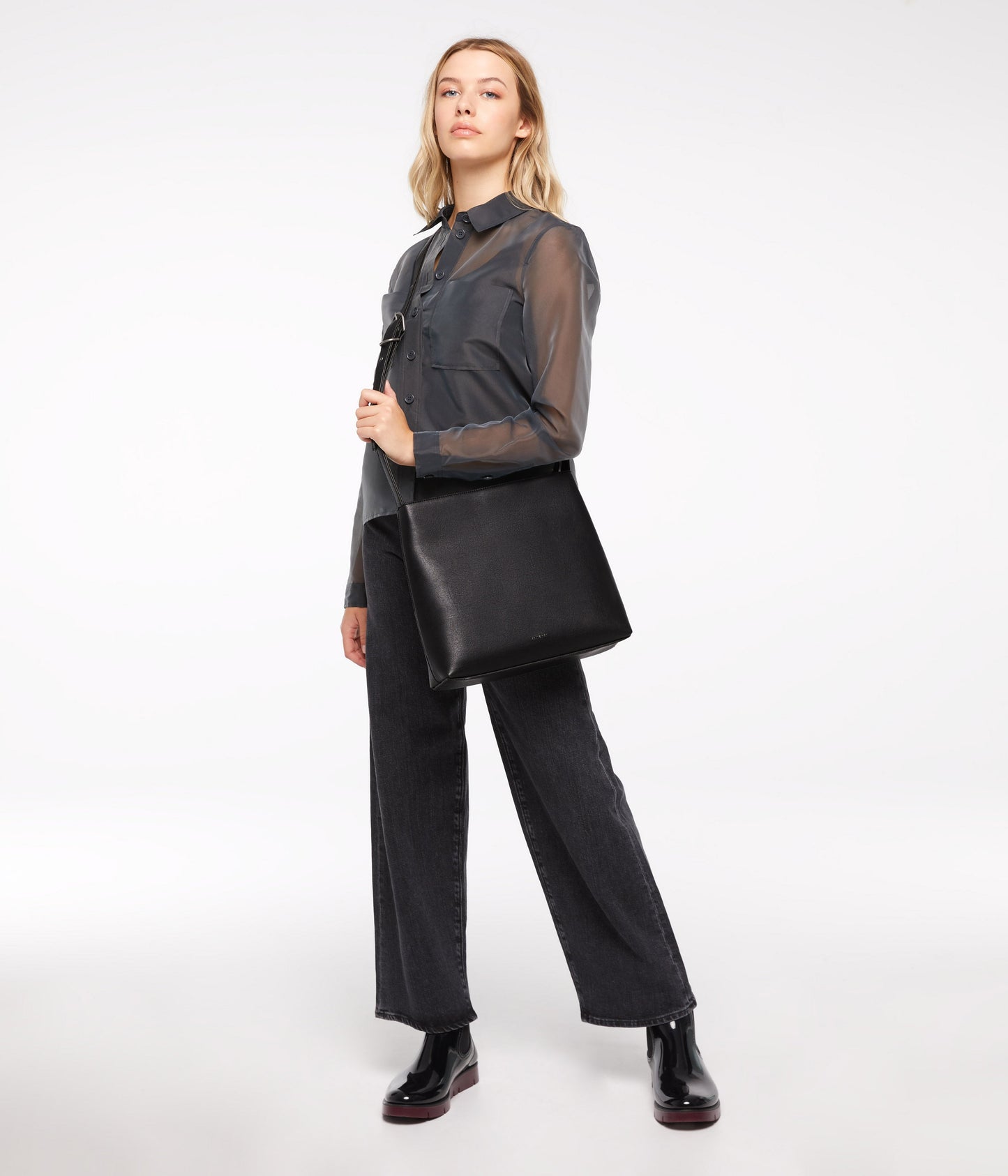 MINTYSM Small Vegan Messenger Bag - Vintage | Color: Green - variant::sage