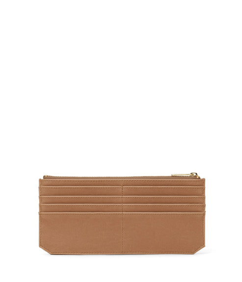 PERLA Vegan Flat Wallet - Vintage | Color: Tan - variant::soy