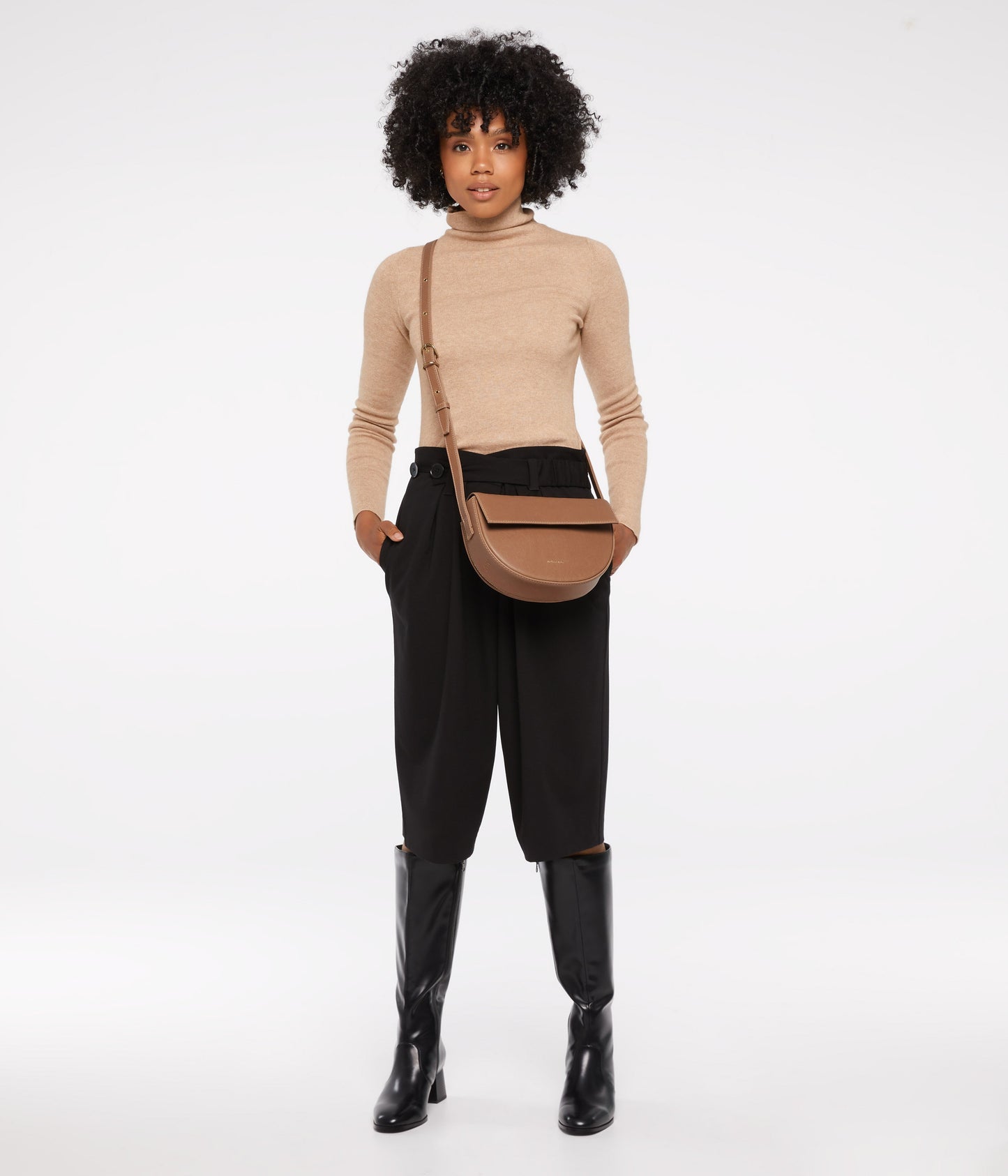 RITH Vegan Saddle Bag - Vintage | Color: Pink - variant::heirloom