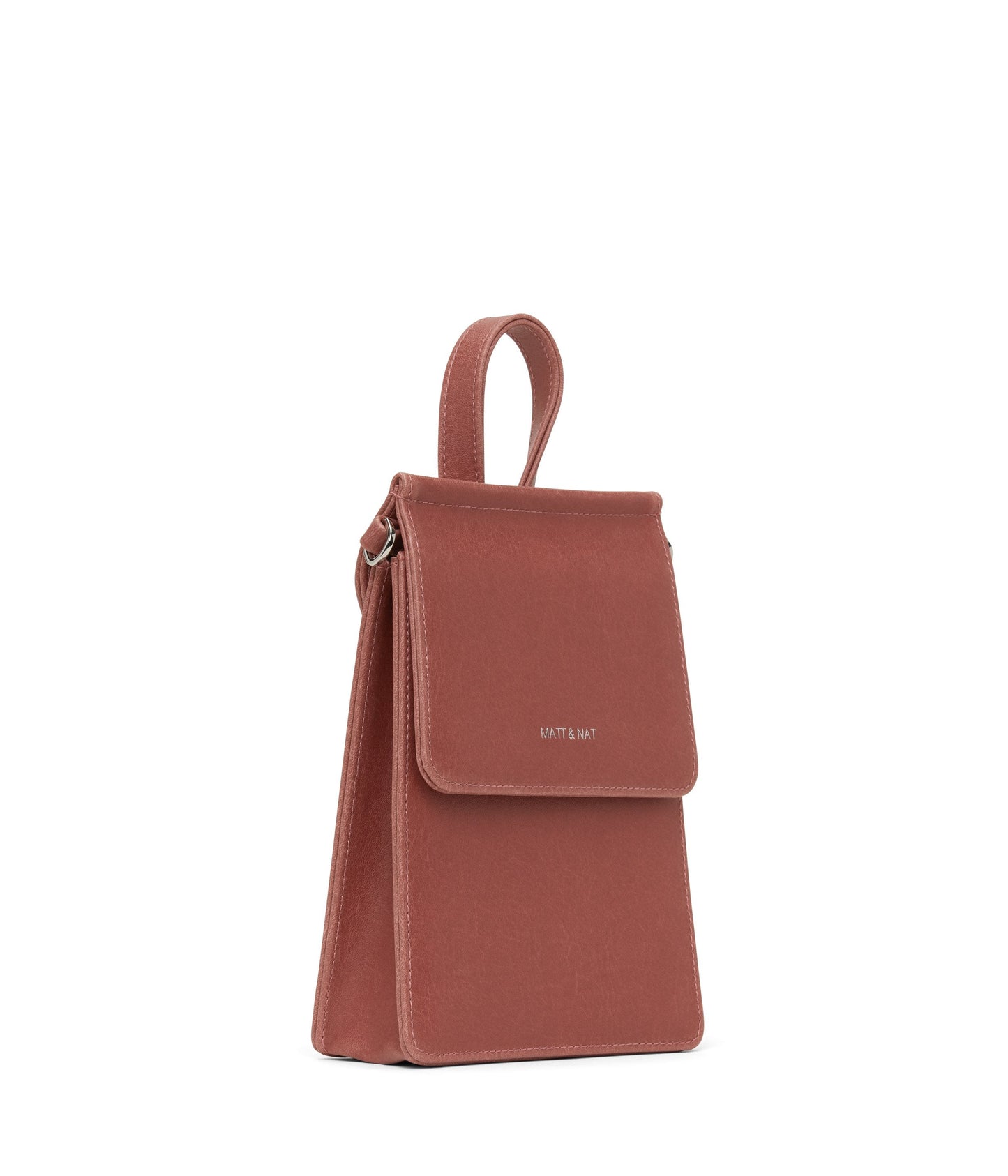 THESSA Vegan Crossbody Bag - Vintage | Color: Pink - variant::heirloom