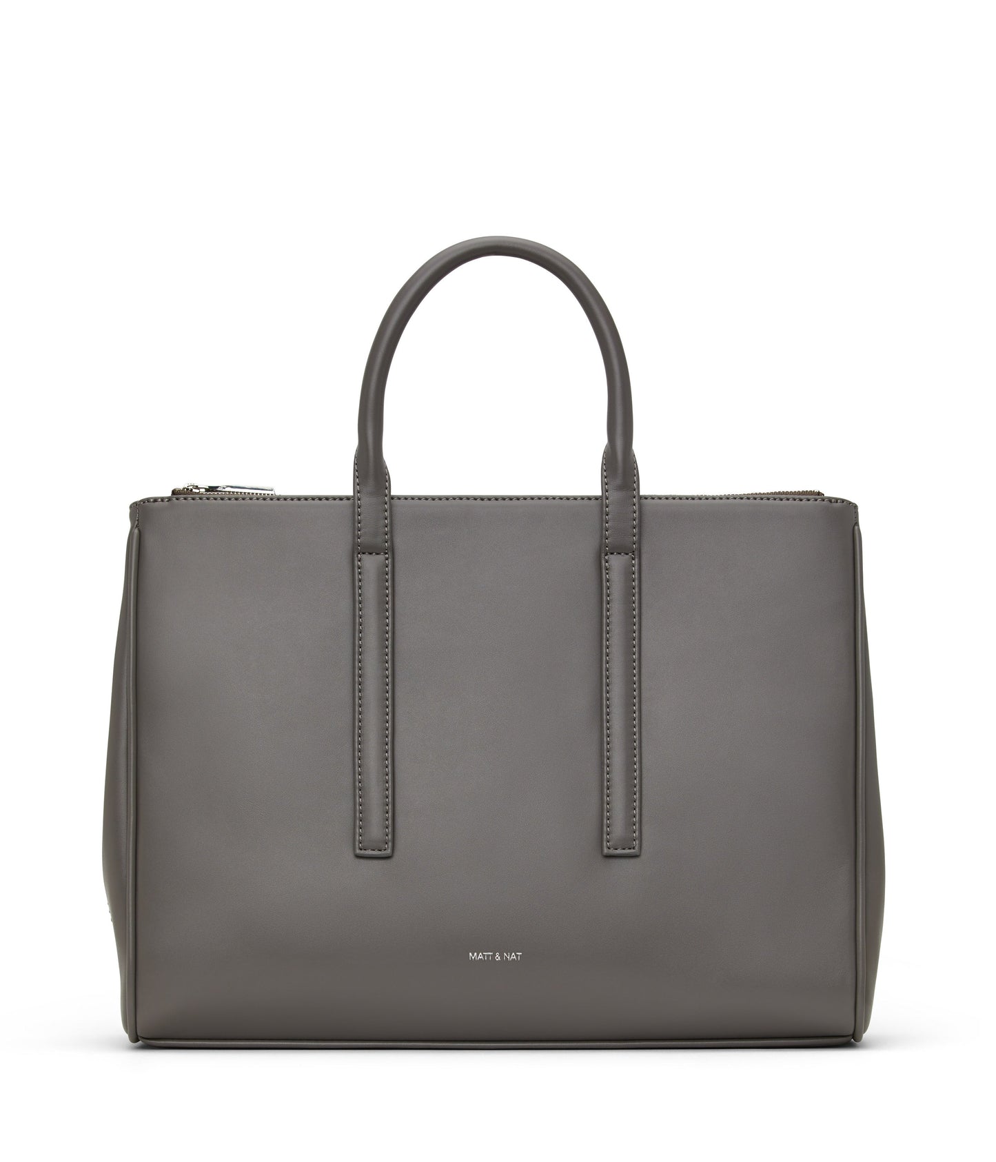 EVELIN Vegan Satchel - Loom | Color: Grey - variant::essence