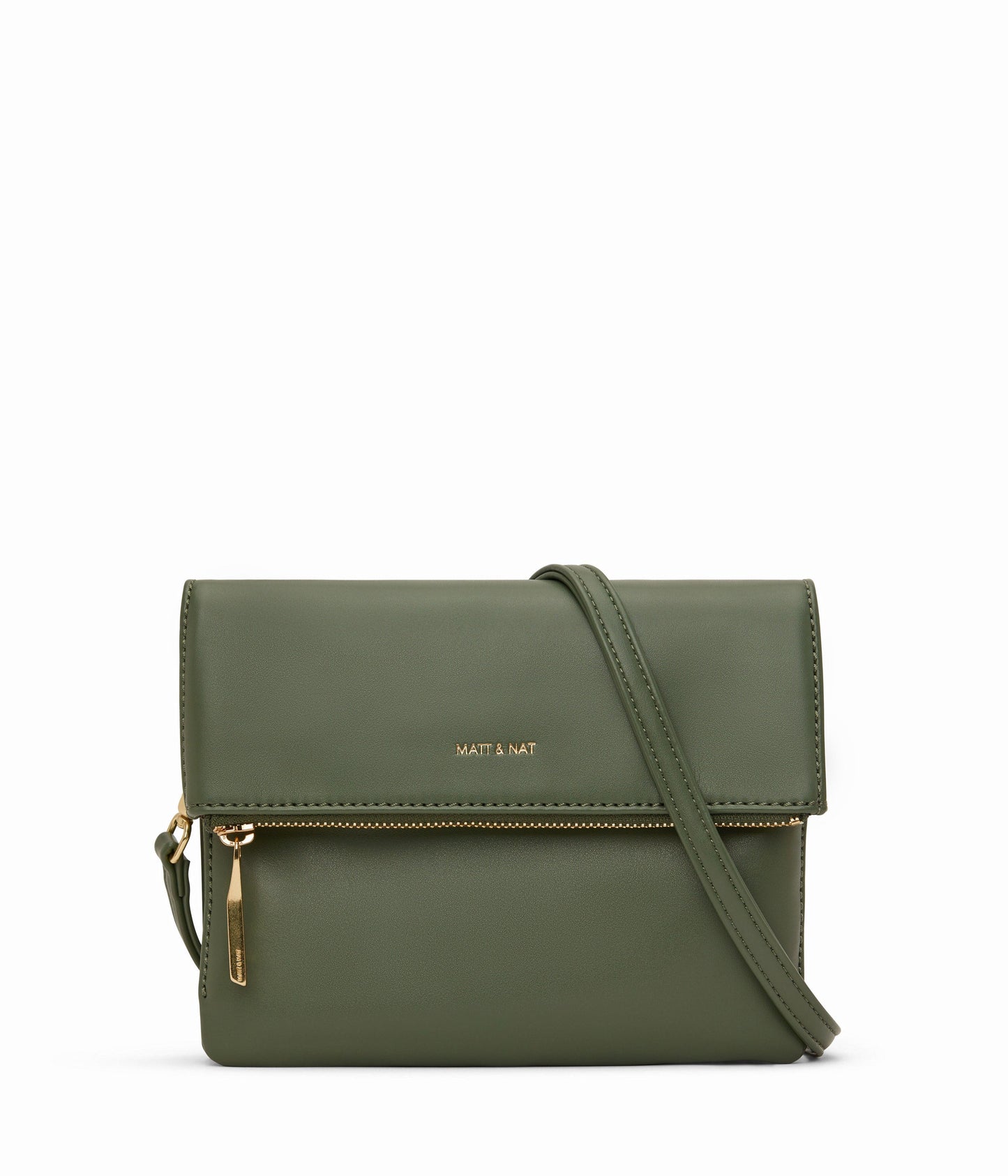 HILEY Vegan Crossbody Bag - Loom | Color: Green - variant::stem