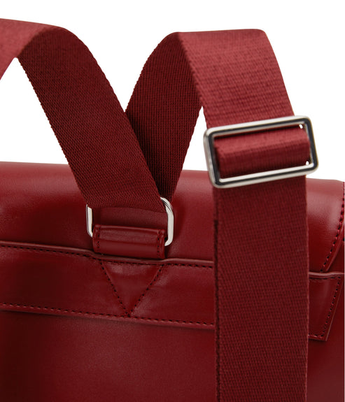 ANNEX Vegan Backpack - Loom | Color: Red - variant::plum