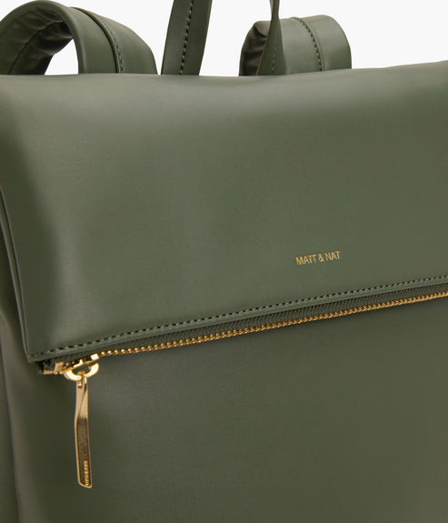 COLTON Vegan Backpack - Loom | Color: Green - variant::stem