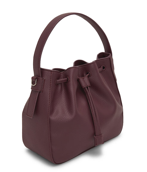 AMBER Vegan Bucket Bag - Purity | Color: Purple - variant::moon