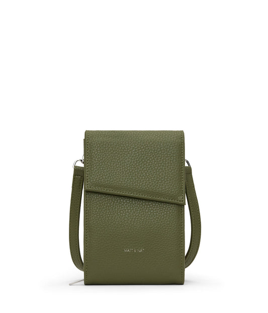 MET Vegan Crossbody Wallet - Purity | Color: Green - variant::meadow