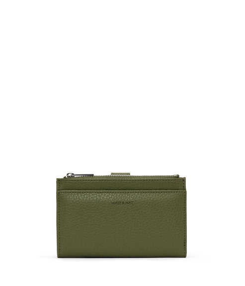 MOTIVSM Small Vegan Wallet - Purity | Color: Green - variant::meadow