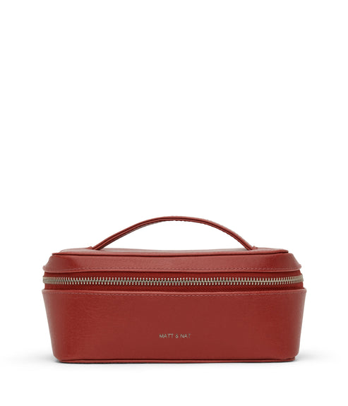 JULE Vegan Vanity Case - Vintage | Color: Red - variant::barn