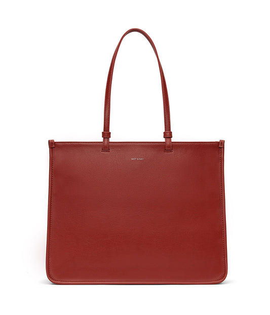 CALINA Vegan Tote Bag - Vintage | Color: Red - variant::barn