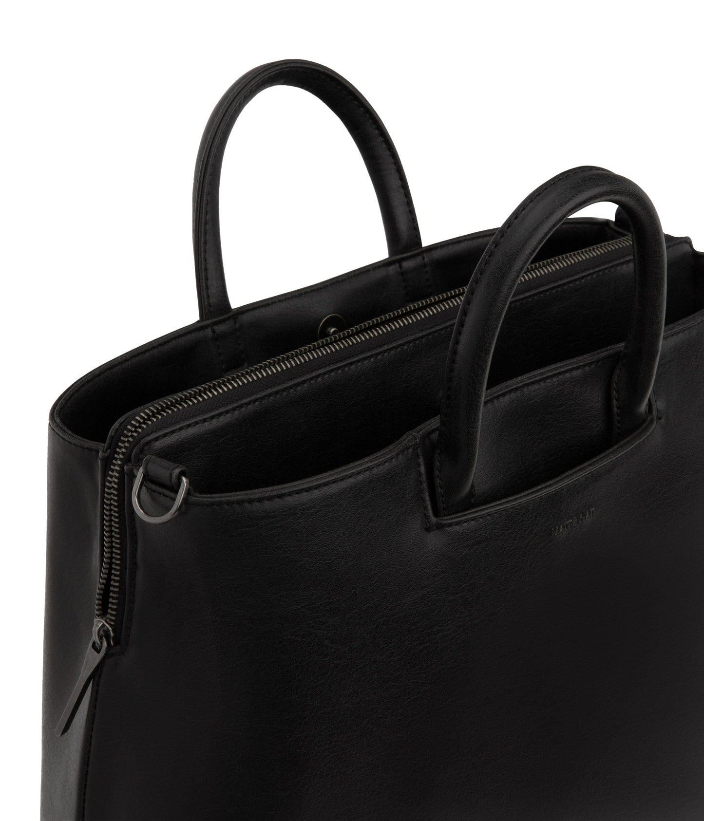 KINTLA Vegan Satchel - Vintage | Color: Black - variant::black