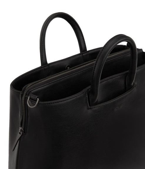 KINTLA Vegan Satchel - Vintage | Color: Black - variant::black