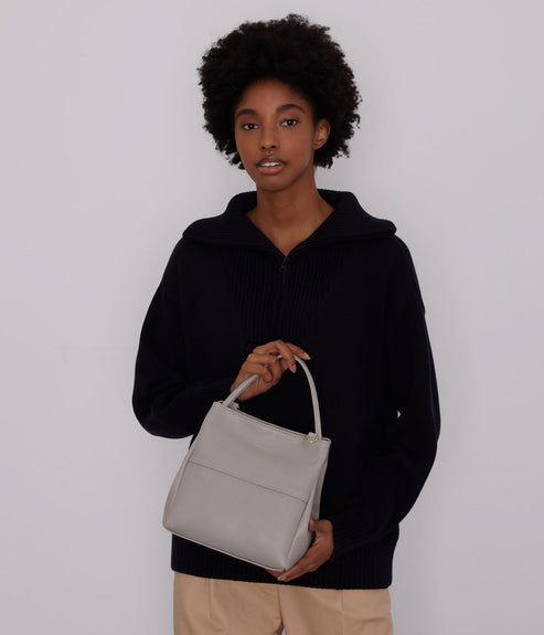 WILLASM Small Vegan Tote Bag - Vintage | Color: Grey - variant::wave