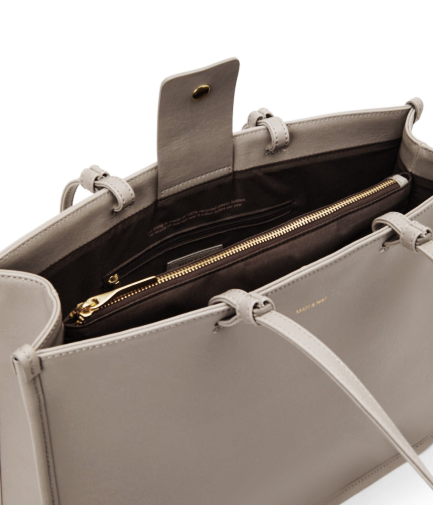 CALINA Vegan Tote Bag - Vintage | Color: Grey - variant::wave