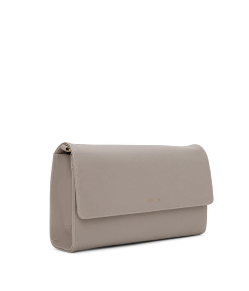 DREWLG Large Vegan Crossbody Bag - Vintage | Color: Grey - variant::wave