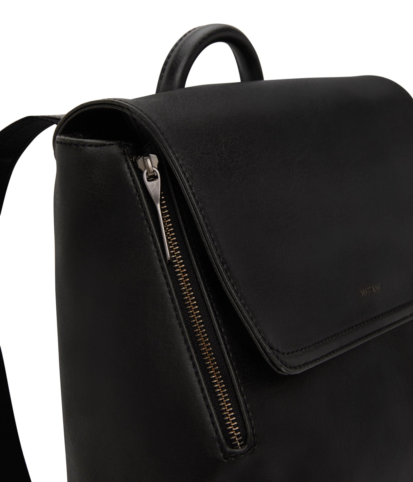 FABI Mini Vegan Backpack - Vintage | Color: Black - variant::black