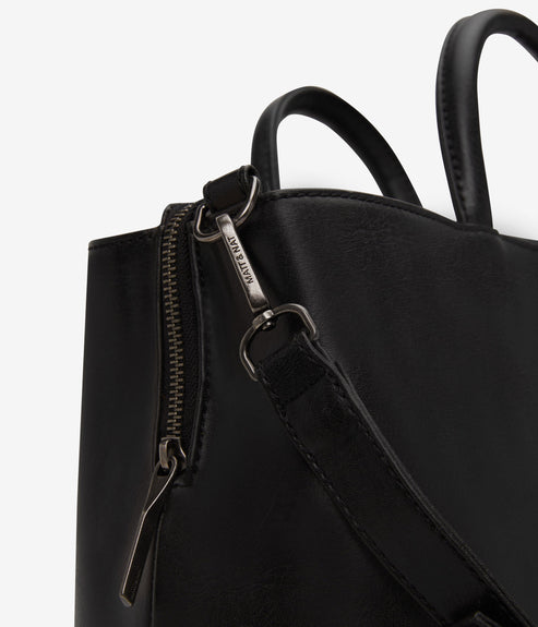 KINTLA Vegan Satchel - Vintage | Color: Black - variant::black