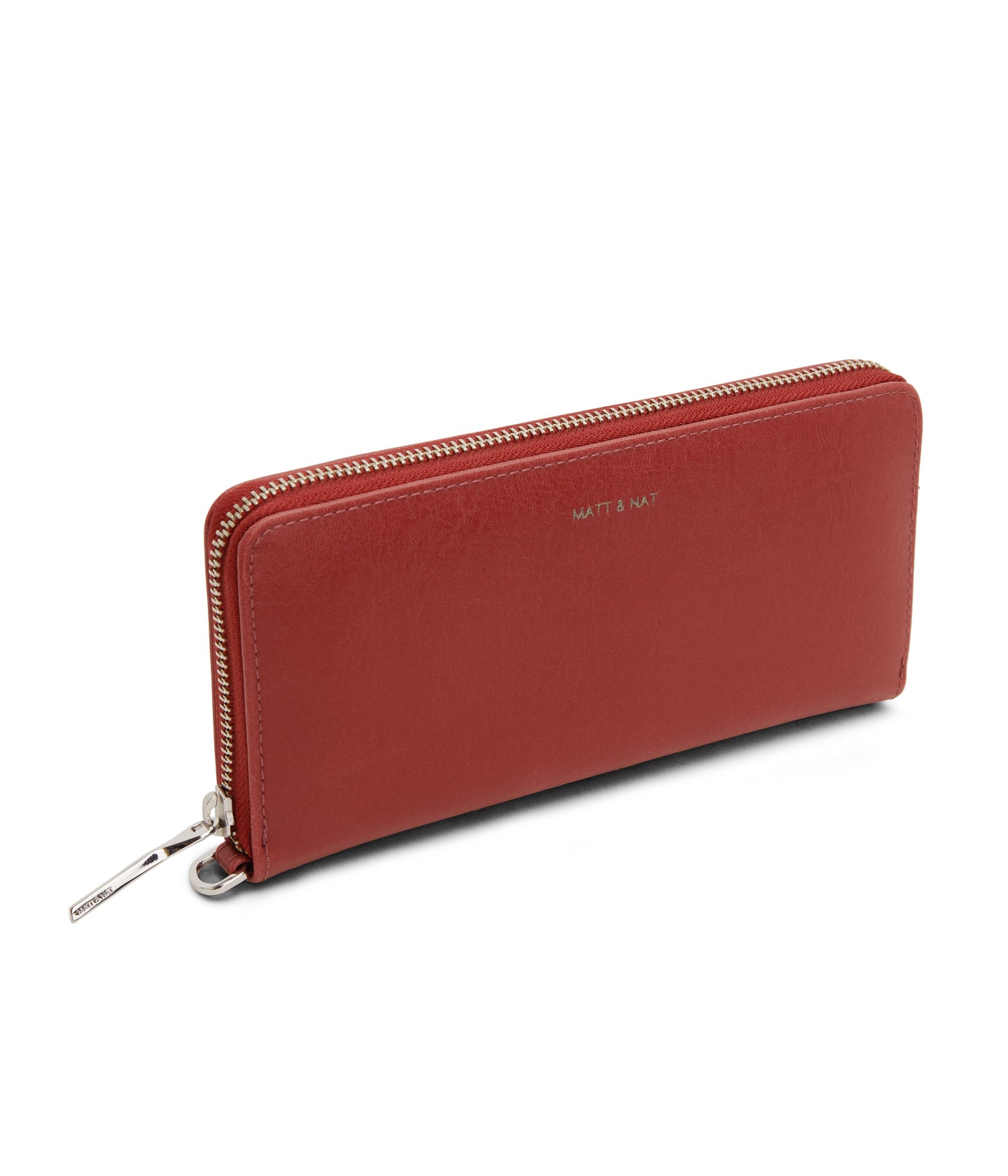 ELM Vegan Continental Wallet - Vintage | Color: Red - variant::barn