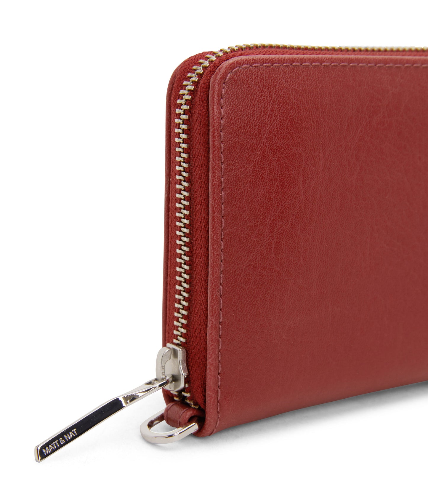 ELM Vegan Continental Wallet - Vintage | Color: Red - variant::barn