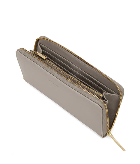 ELM Vegan Continental Wallet - Vintage | Color: Grey - variant::wave