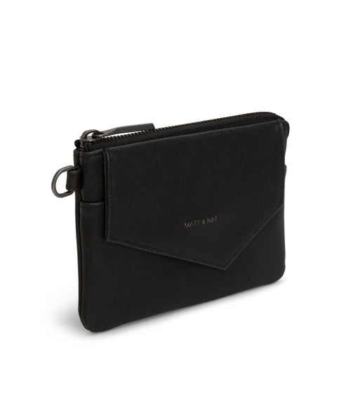 NIA SM Small Vegan Wallet - Vintage | Color: Black - variant::black