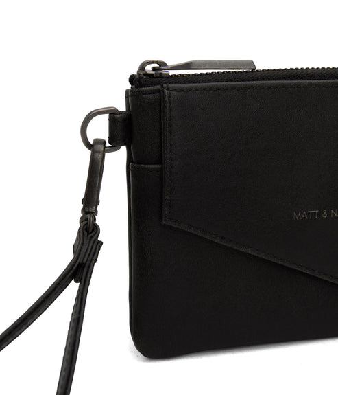 NIA SM Small Vegan Wallet - Vintage | Color: Black - variant::black