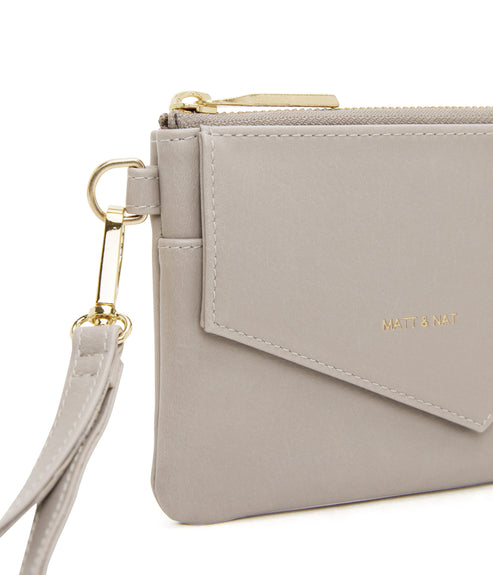 NIA SM Small Vegan Wallet - Vintage | Color: Grey - variant::wave