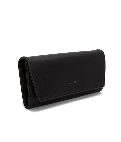 VERA Vegan Wallet - Vintage | Color: Black - variant::black