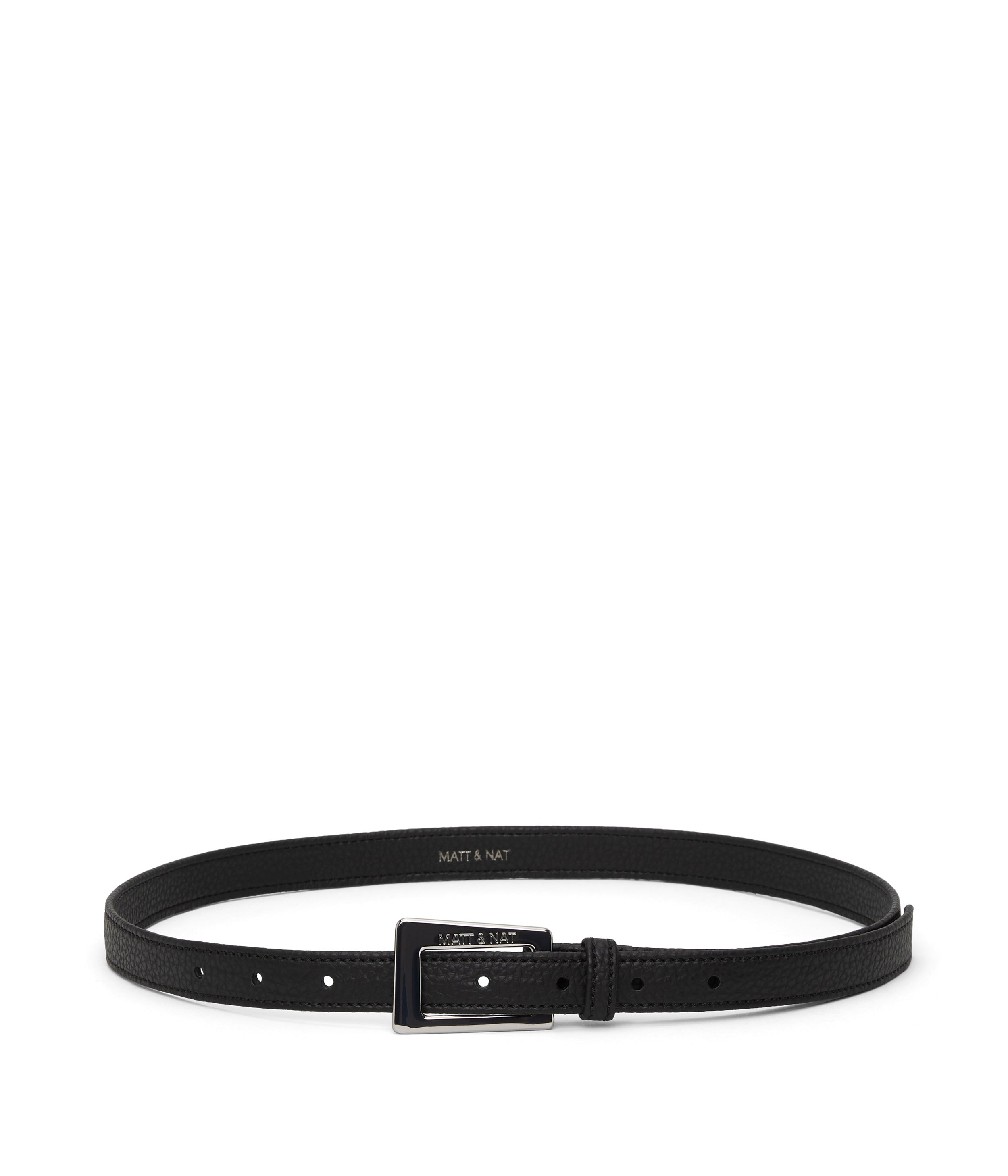 38mm Printed PU Leather Belt For Men & Women - Black Fashion Belt UK Size B111