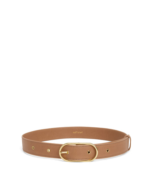 NEIL Women's Vegan Leather Belt | Color: Beige - variant::soy