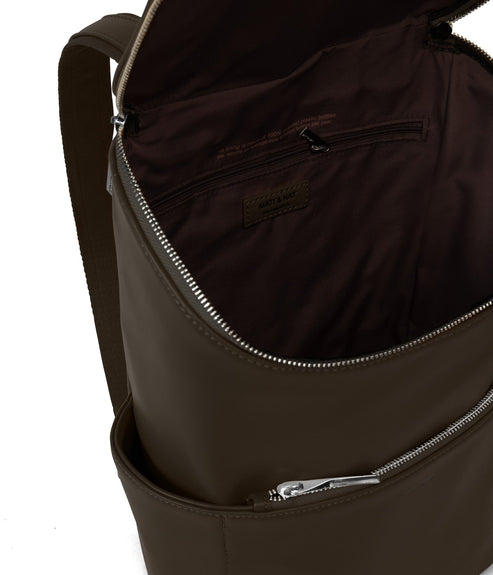 BRAVE Vegan Backpack - Loom | Color: Brown - variant::espresso