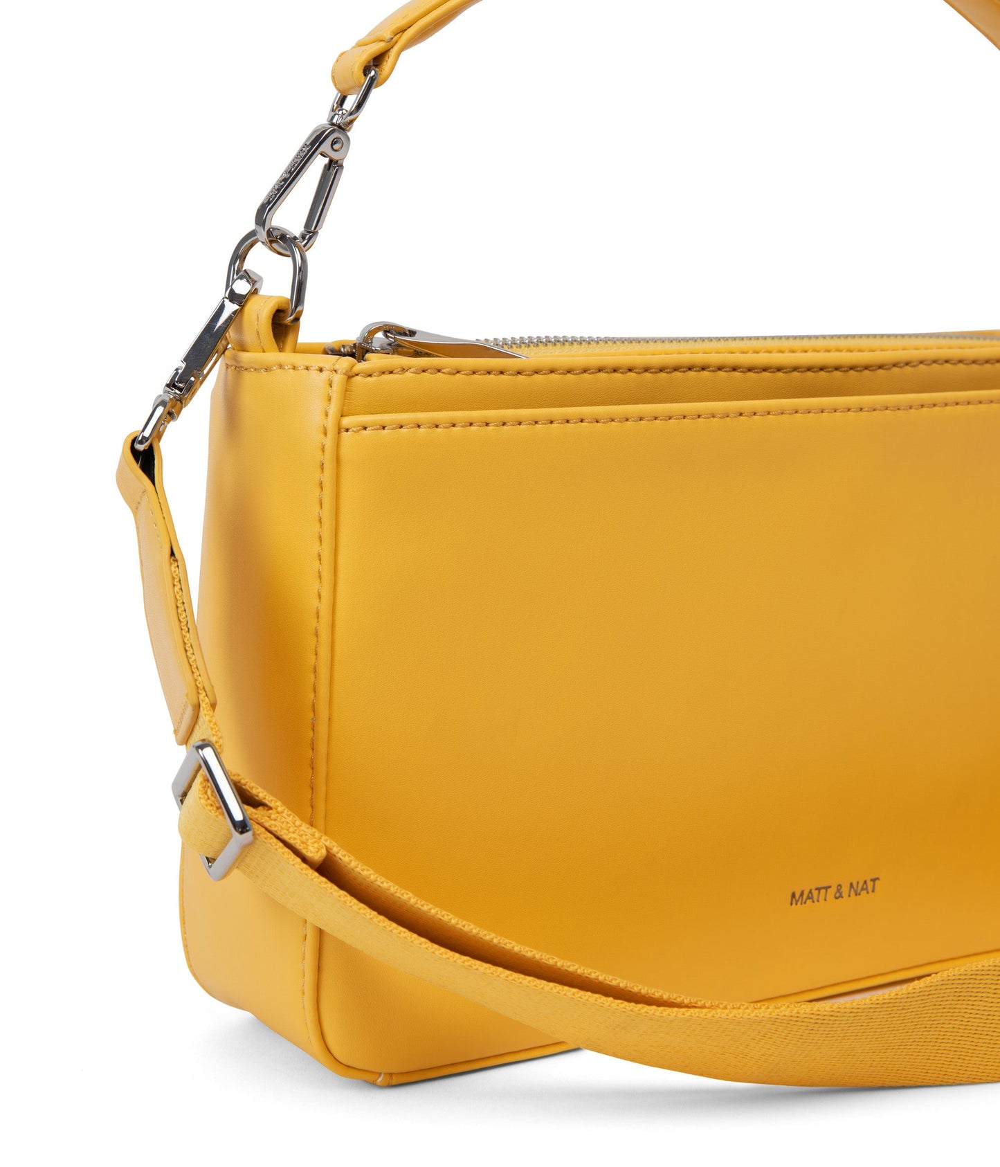 FENNE Vegan Convertible Crossbody Bag - Loom | Color: Yellow - variant::citrine