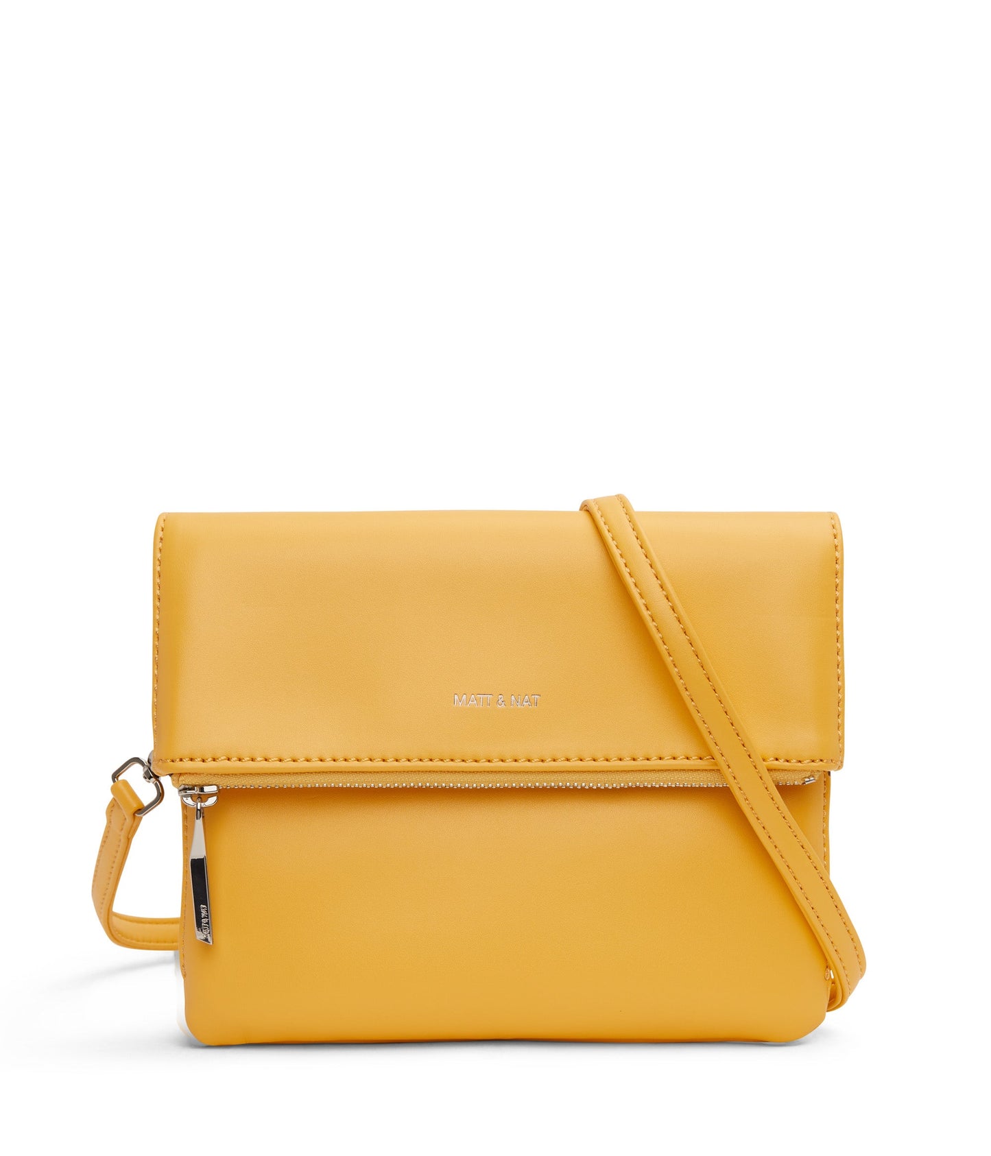 HILEY Vegan Crossbody Bag - Loom | Color: Yellow - variant::citrine