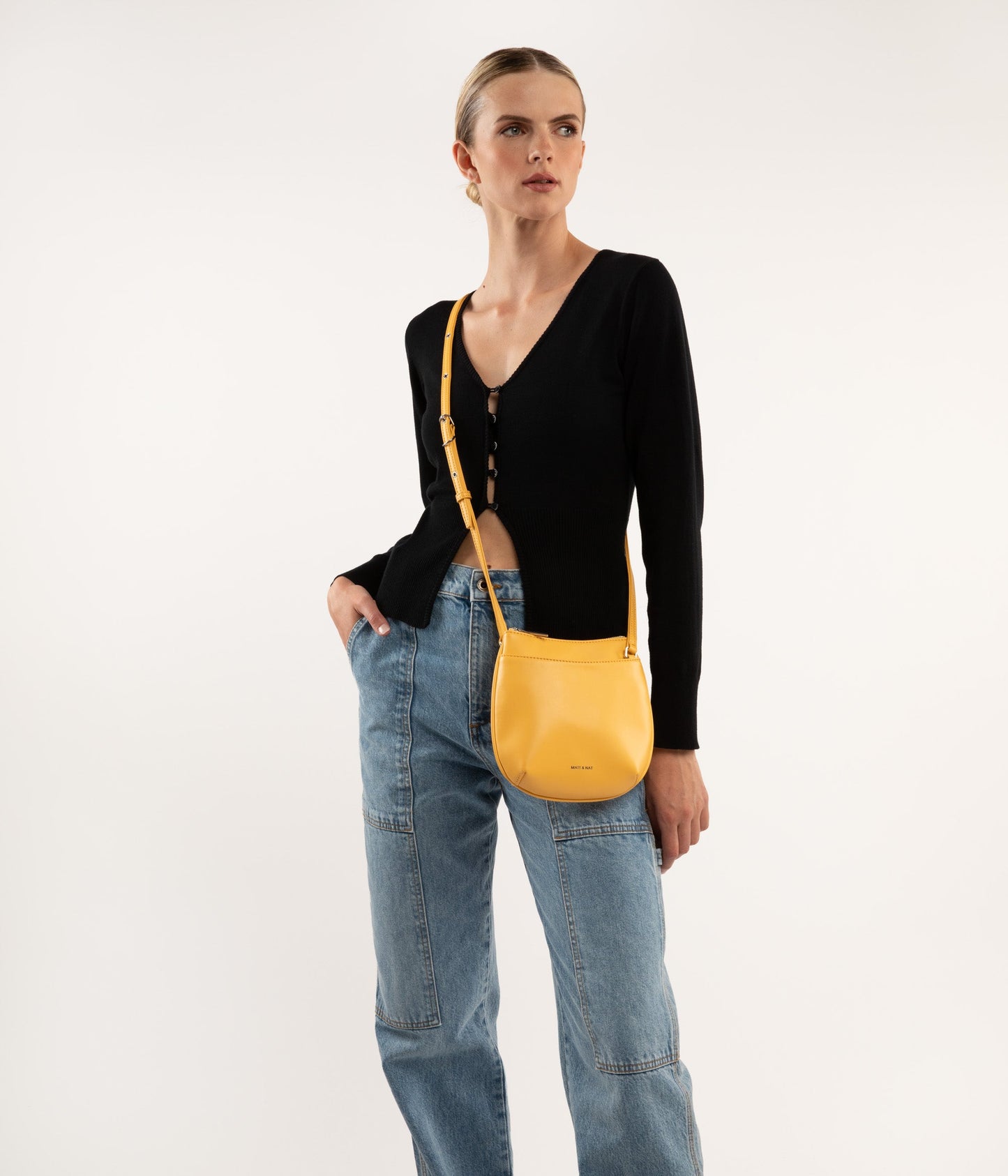 SALO Vegan Crossbody Bag - Loom | Color: Green - variant::vineyard