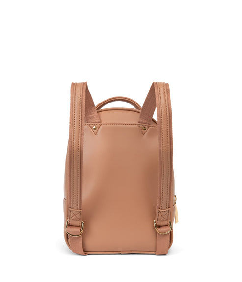 CAROSM Small Vegan Backpack - Loom | Color: Pink - variant::fondant