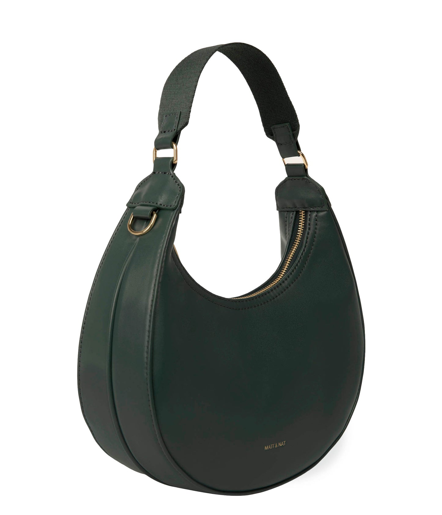 SERENA Vegan Hobo Bag - Loom | Color: Green - variant::vineyard