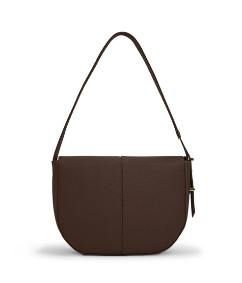 ALIK Vegan Shoulder Bag - Purity | Color: Brown - variant::chocolate