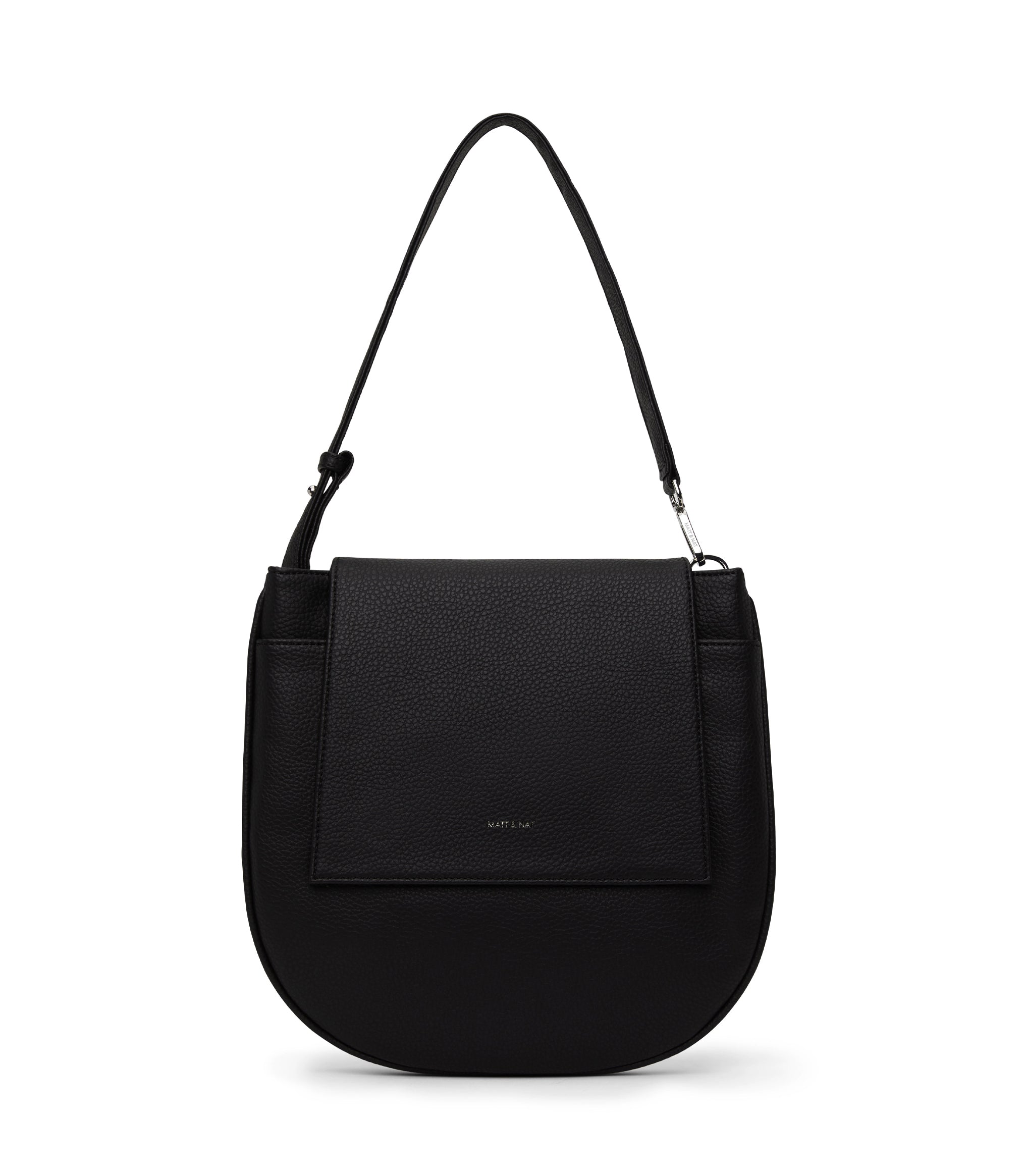スマホポーチ付☆シンプルデザイン・ビーガンバッグ★MATT&NAT★ MATCH Vegan Shoulder Bag - Purity | Matt & Nat USA