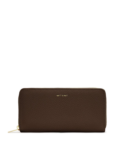 CENTRAL Vegan Wallet - Purity | Color: Brown - variant::chocolate