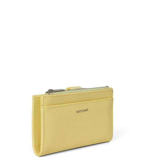 MOTIVSM Small Vegan Wallet - Purity | Color: Yellow - variant::daffodil