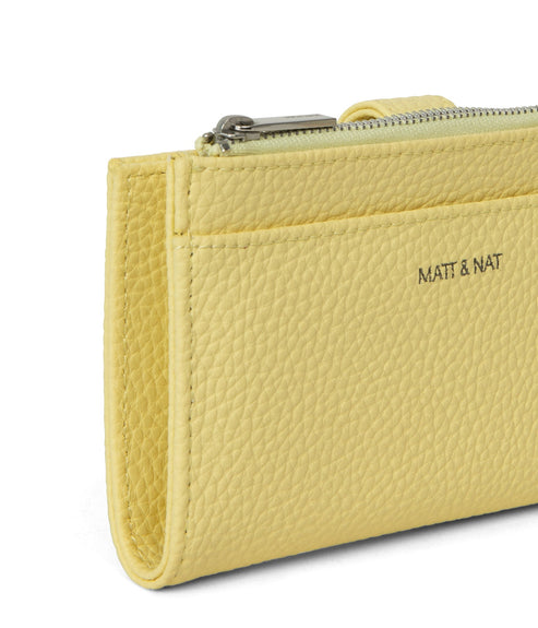 MOTIVSM Small Vegan Wallet - Purity | Color: Yellow - variant::daffodil