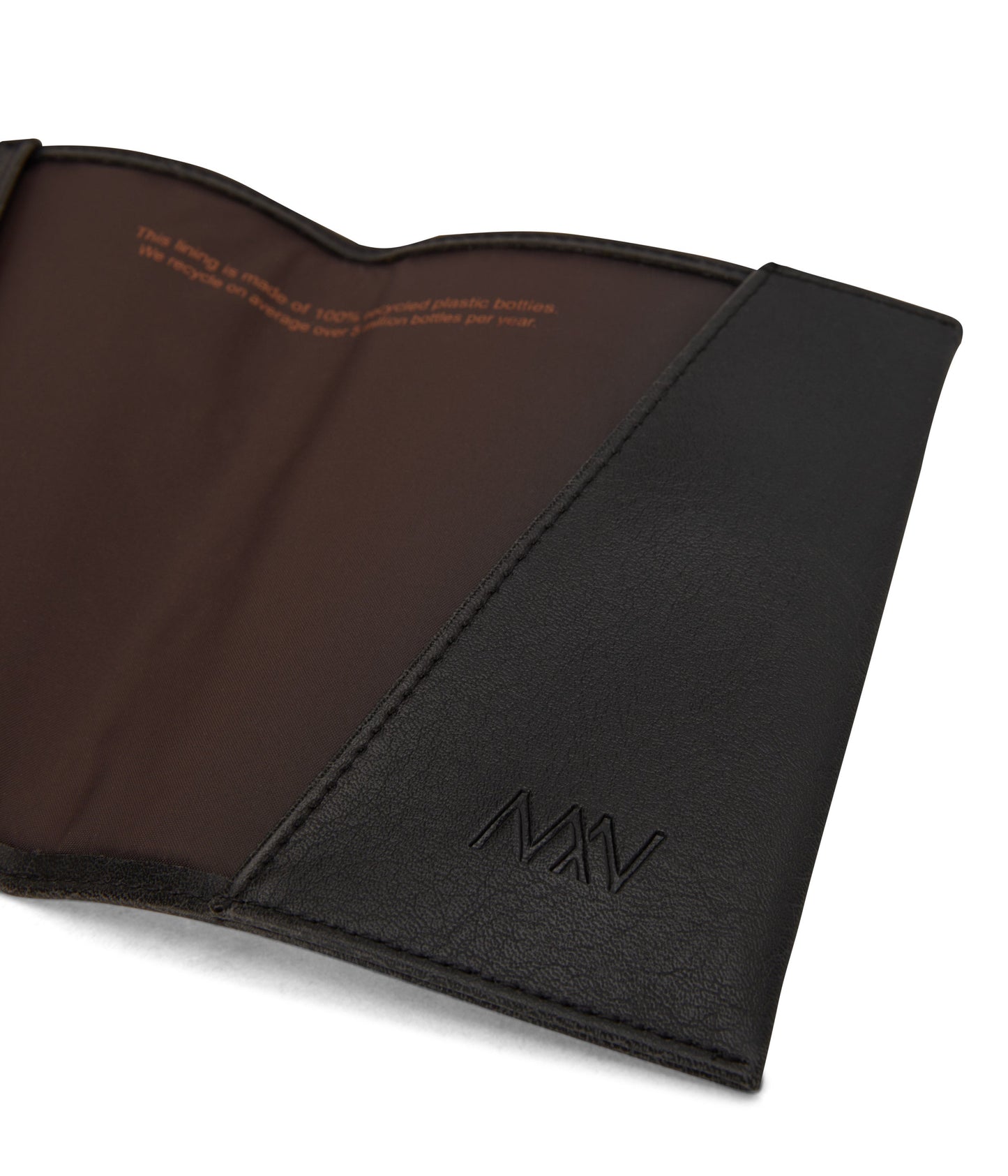VOYAGE Vegan Passport Holder - Vintage | Color: Black - variant::black