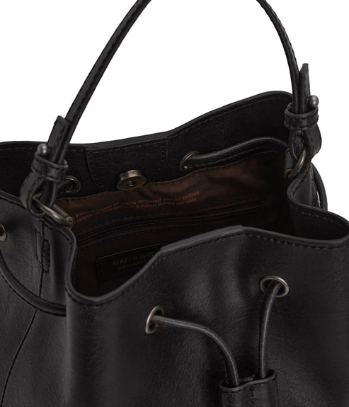 DUPONT Vegan Bucket Bag - Vintage | Color: Black - variant::black