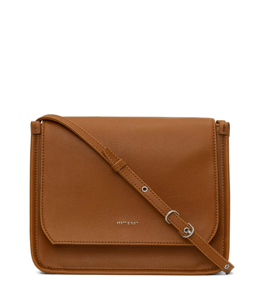 LEV Vegan Crossbody Bag - Vintage | Color: Brown - variant::chili