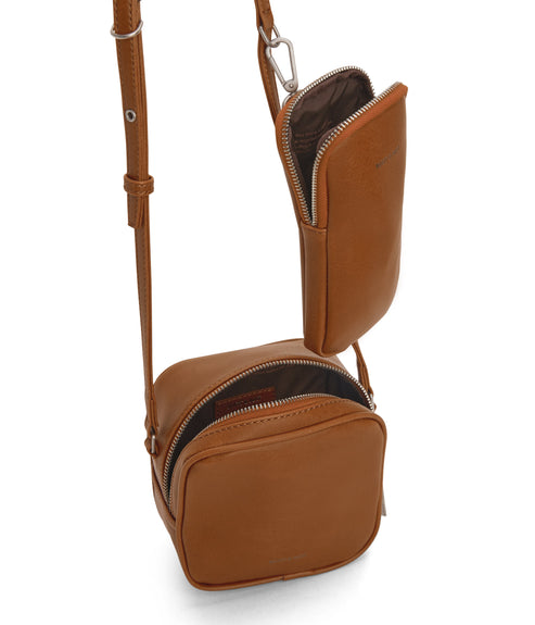 SWAE Vegan Crossbody Bag - Vintage | Color: Brown - variant::chili