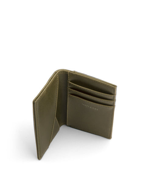 YORK Vegan Card Holder - Vintage | Color: Green - variant::olive