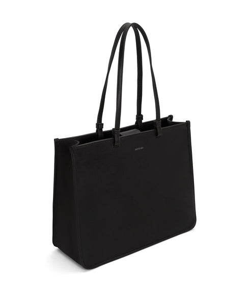 CALINA Vegan Tote Bag - Vintage | Color: Black - variant::black