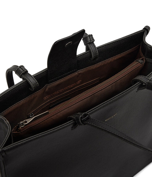 CALINA Vegan Tote Bag - Vintage | Color: Black - variant::black