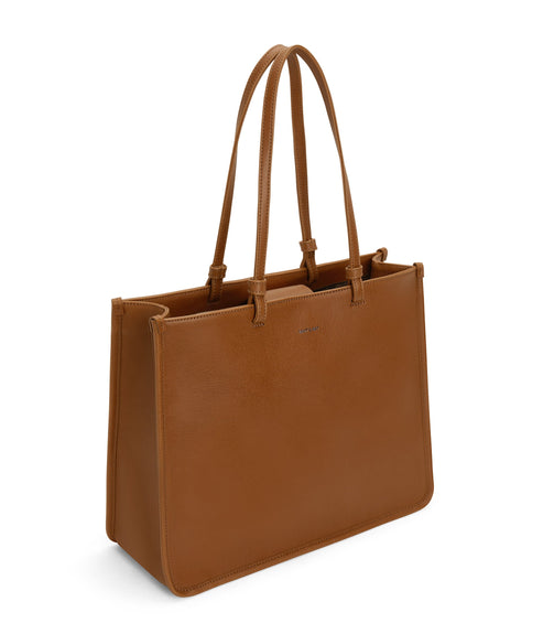 CALINA Vegan Tote Bag - Vintage | Color: Brown - variant::chili